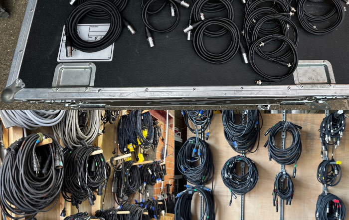 zu sehen sind viele Kabel verschiedenster Art